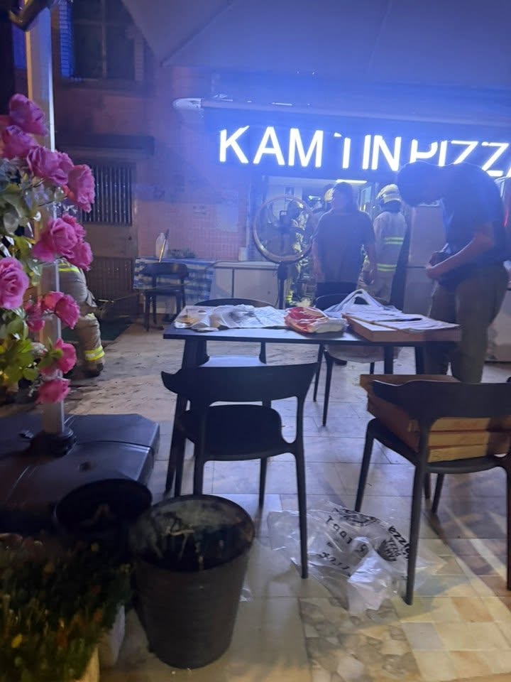 錦田中心附近一間食肆發生火警。網上圖片 錦田中心附近一間食肆發生火警。網上圖片