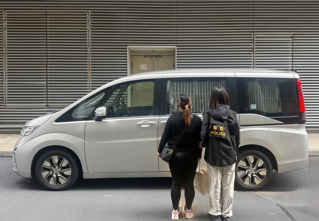兩名印尼籍女子涉嫌「逾期居留」被捕。警方提供