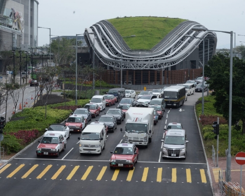 繞道一帶交通大致暢順。