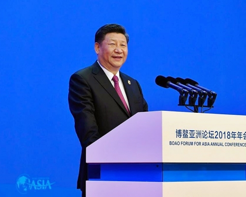 習近平提出擴大開放措施。