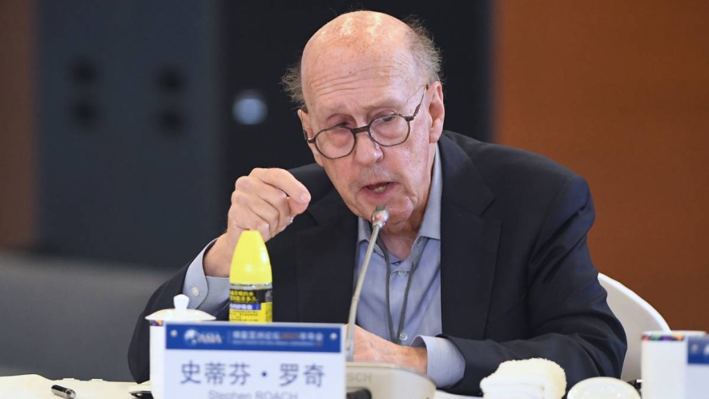 羅奇籲中國將消費佔GDP比例增至50% 「必須為十五五規劃更積極目標」