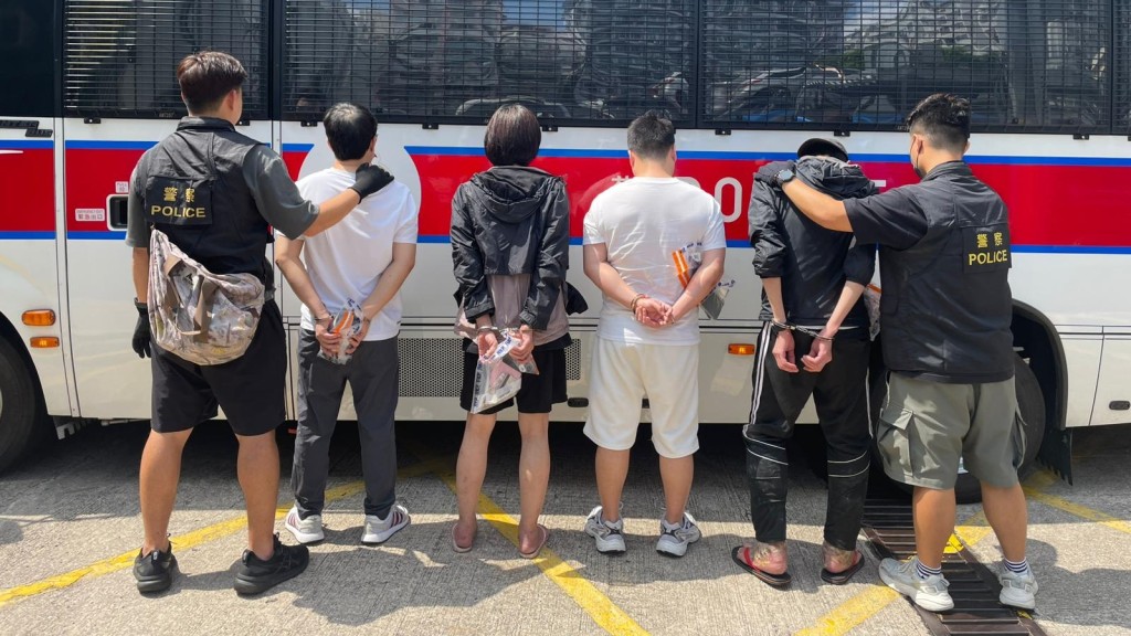 警破旺角毒窟 拘負責人及4吸毒者
