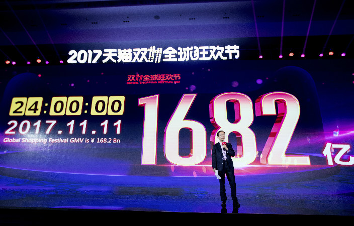 雙11總成交額為1,682億元人民幣（約1,975億港元），再刷新紀錄。