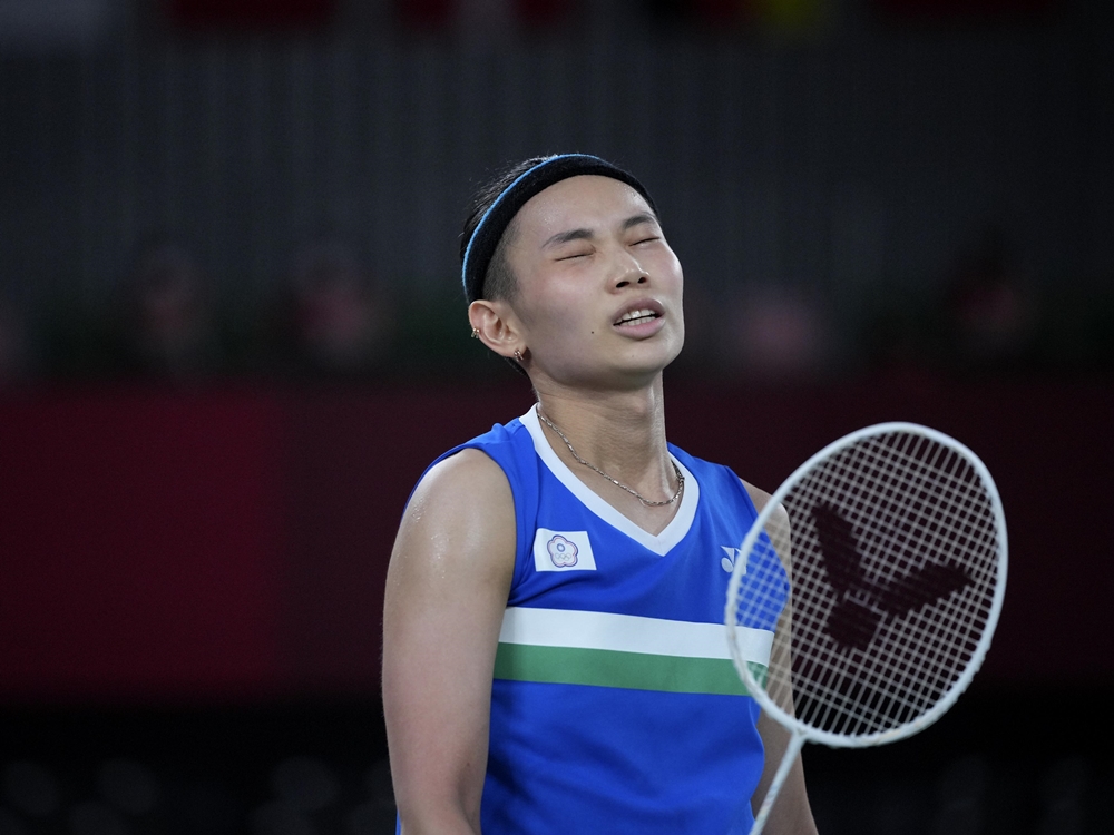 戴資穎則取得銀牌。新華社相片