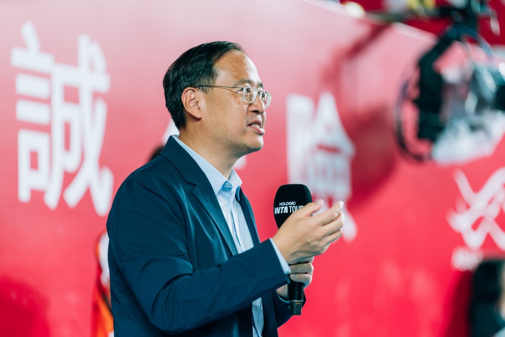 中国香港网球总会会长郑明哲先生。公关图片 中国香港网球总会会长郑明哲先生。公关图片