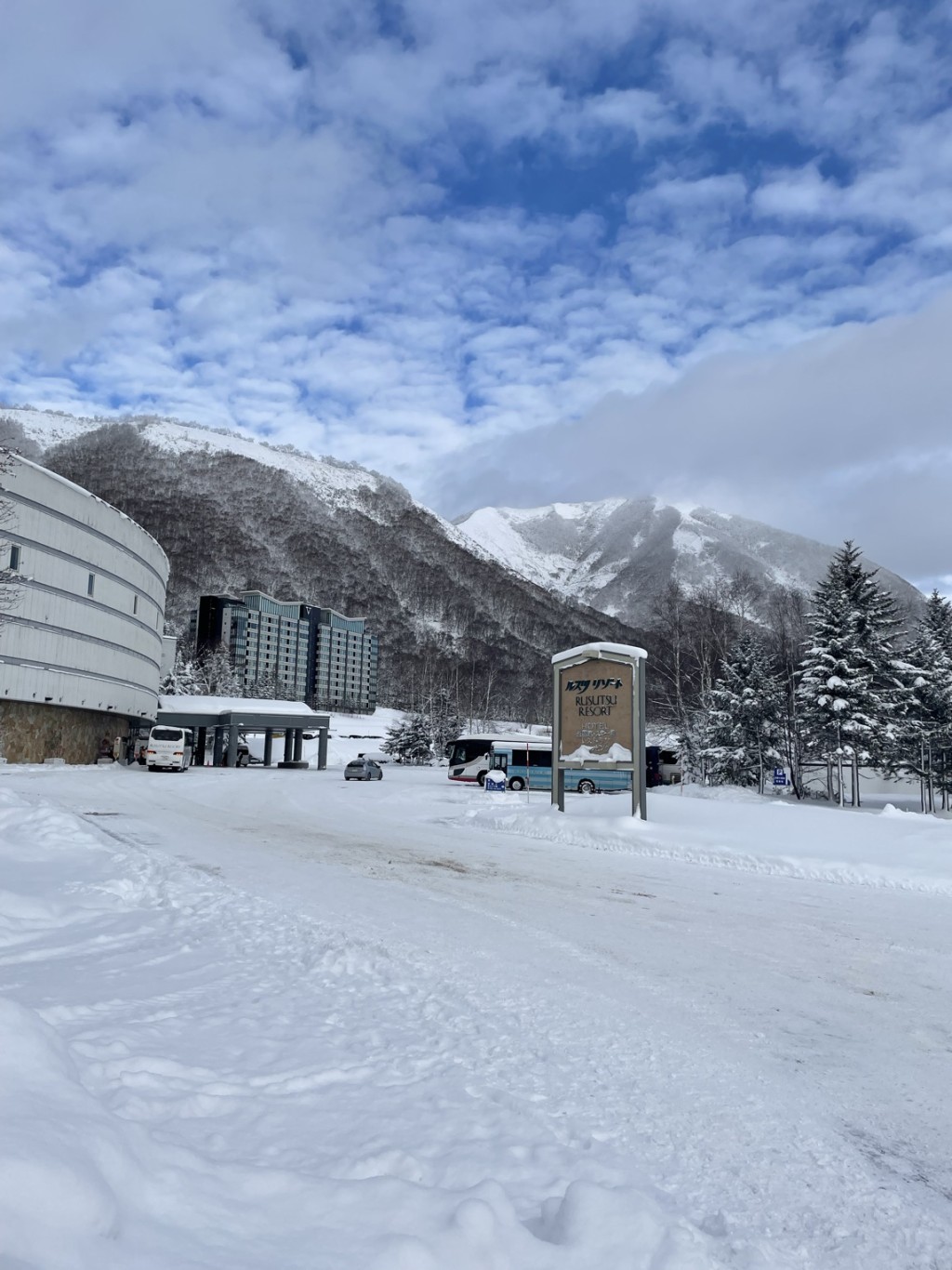 北海道留壽都村滑雪場風景如畫。網上圖片