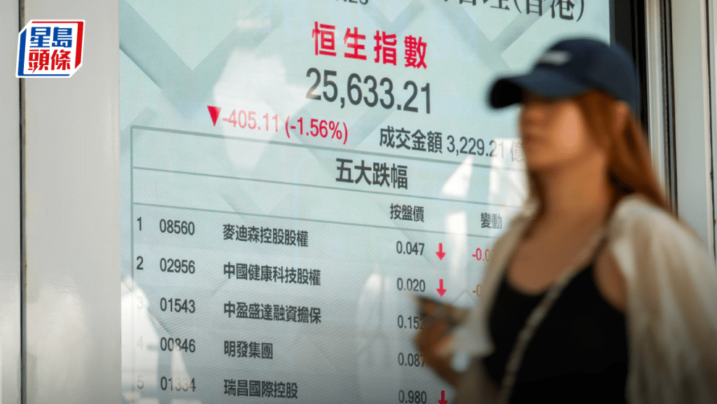 恒指大跌405點 ATMX重新拖累 騰訊挫3% 光通信及PCB股有炒作 專家指兩萬六屬止步區｜港股收市