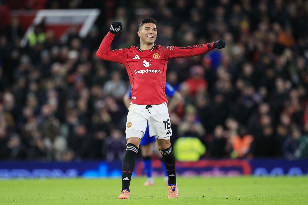 卡斯米路確認今夏告別曼聯。法新社