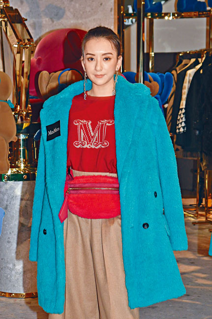 方媛婚後忙於相夫教女，但昨日亦應邀出席慈善活動。