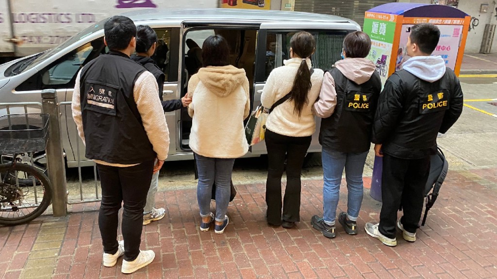 警方夥入境處灣仔反罪惡 拘5印尼女涉逾期居留