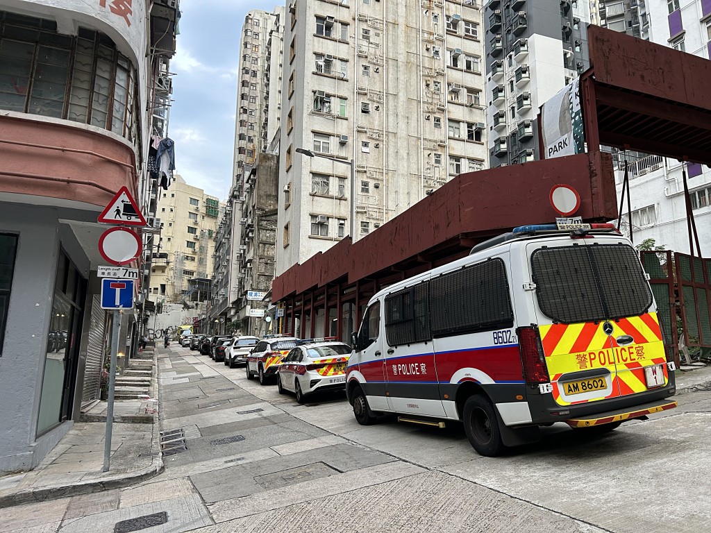 警方到場調查。曾志恆攝