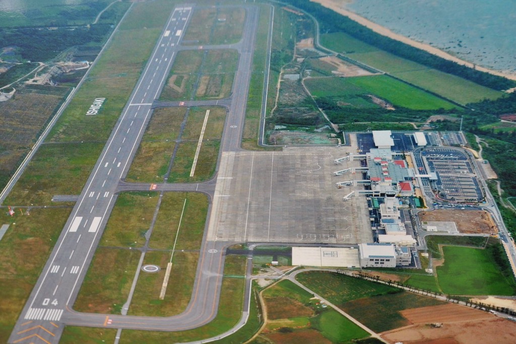 石垣港距离台湾最近，图为石垣机场。网上图片