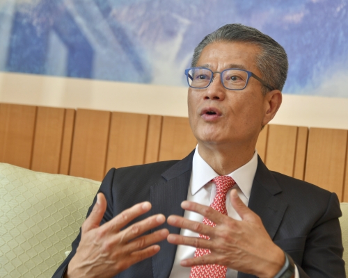 陳茂波說爭取香港成為第一批加入RCEP的經濟體。資料圖片