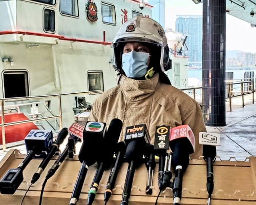 消防處分區指揮官(海務及潛水)于文陽。