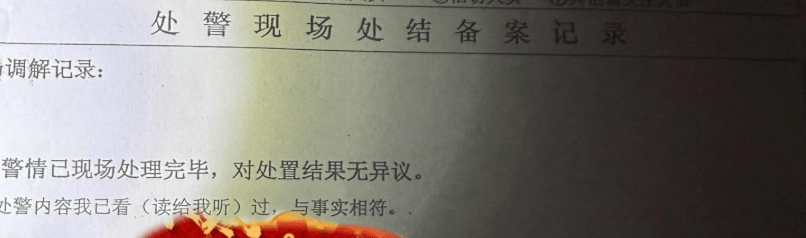調解記錄。極目新聞