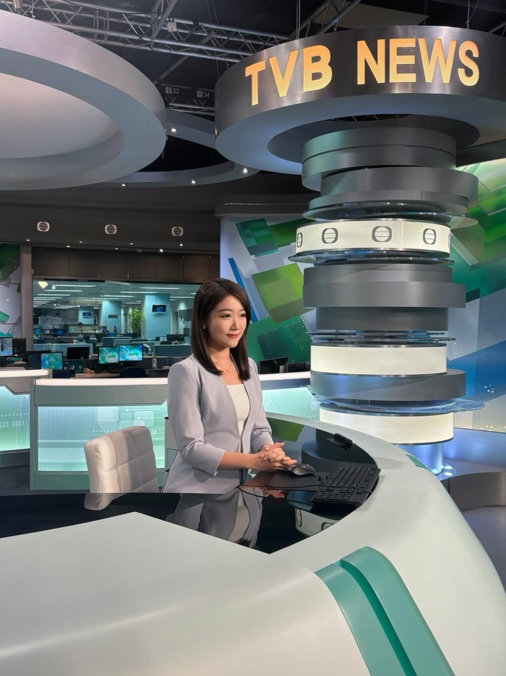 譚詩雅對TVB依依不捨。