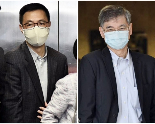 楊潤雄(左)和羅致光均指香港有責任維護國家安全。
