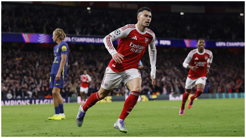 馬天尼利聯賽場均入球屬全隊最高。REUTERS