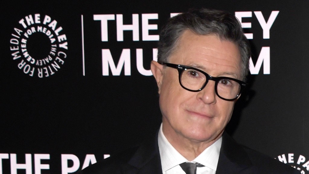 Stephen Colbert。 路透社