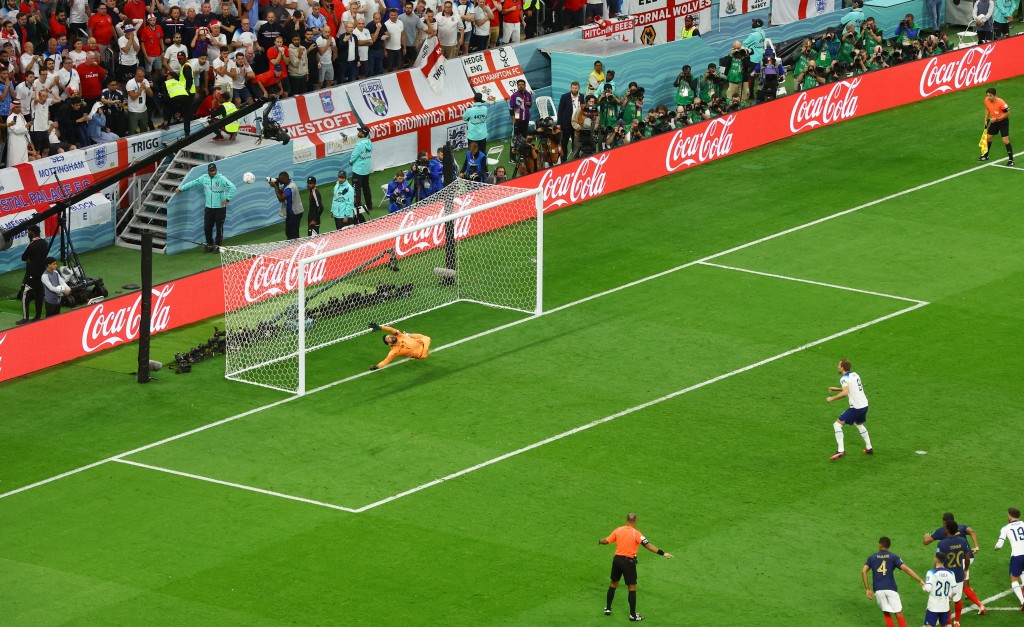 哈利卡尼于世界杯射失十二码。Reuters