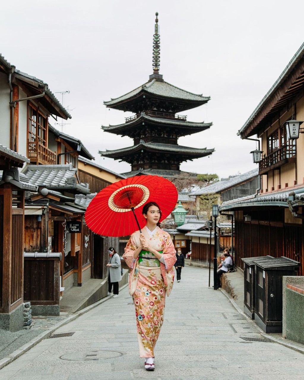 游京都和服Look。