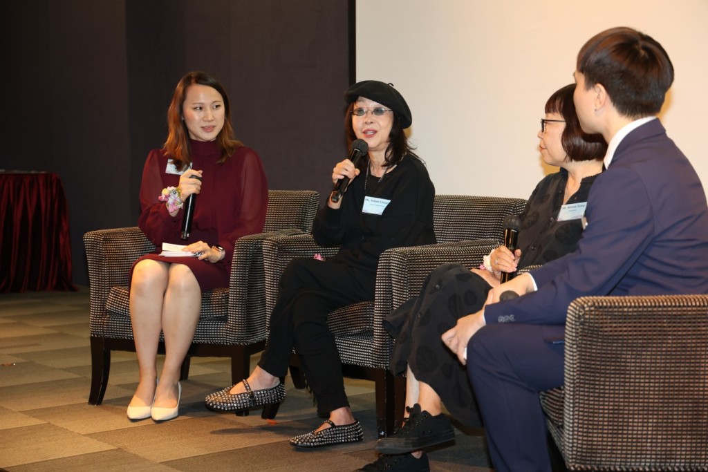 張婉婷以評審身份出席有關網絡欺凌短片製作比賽頒獎典禮。