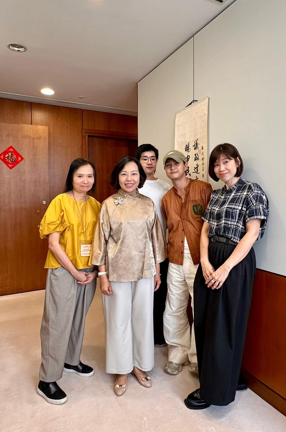 麥美娟指期盼大眾支持本地設計，讓傳統美藝在創新中傳承。麥美娟fb