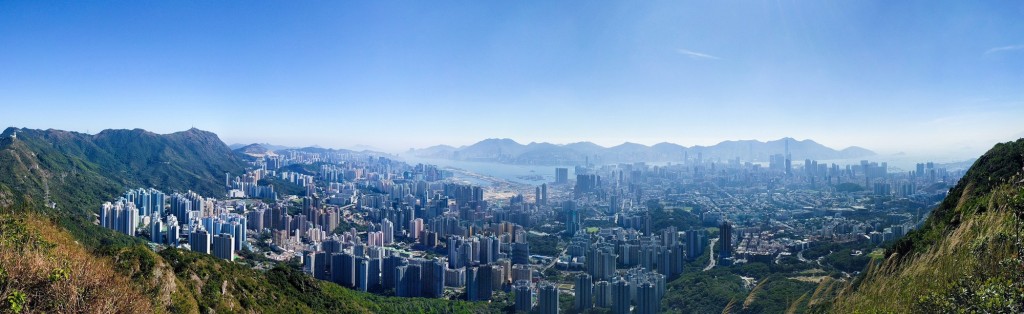 從獅子山眺望九龍半島