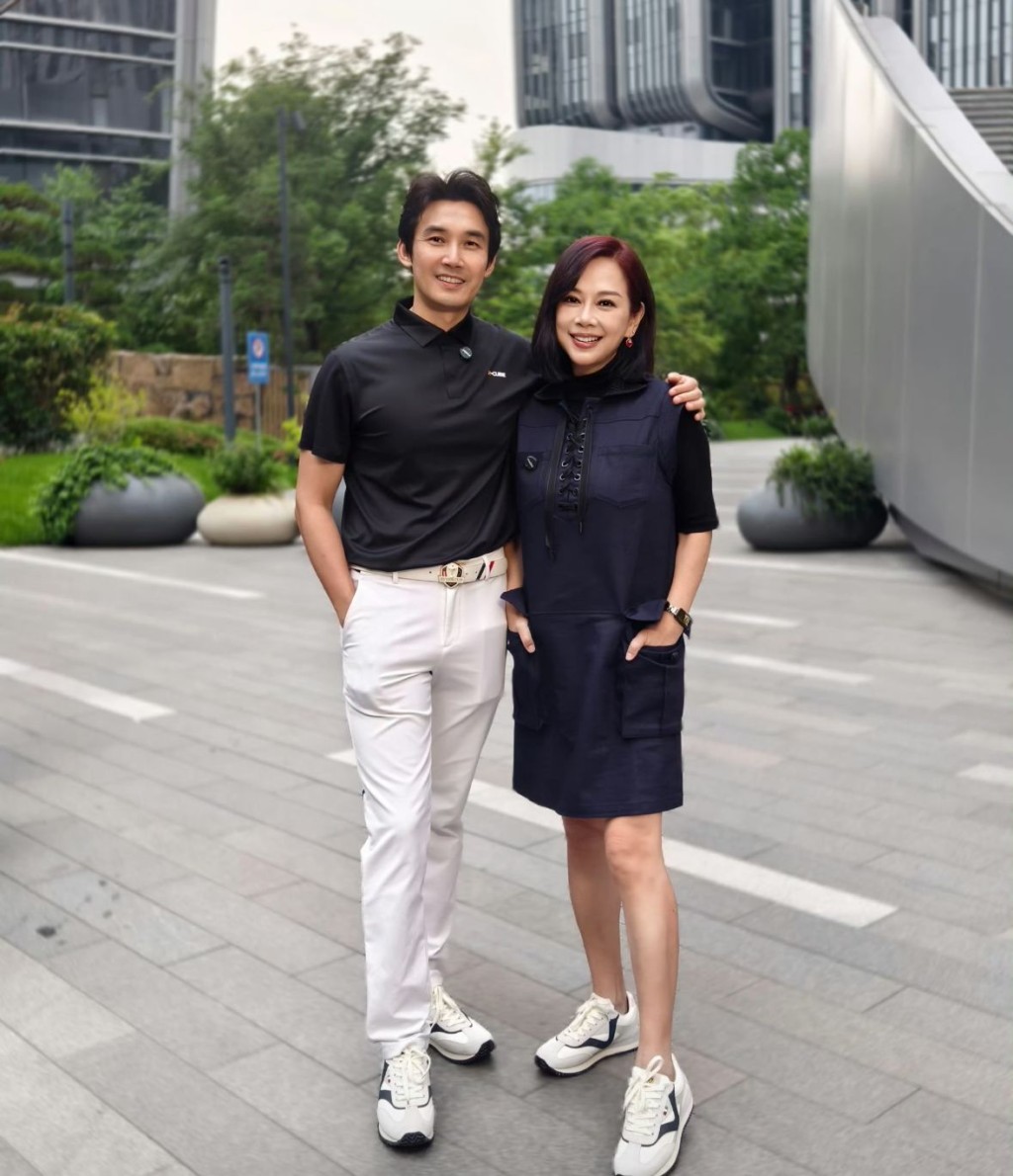 松松說的「魔鬼老公」張鐸。 松松說的「魔鬼老公」張鐸。