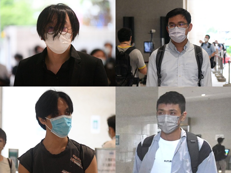 由左上起至下:林景楠、施德來、呂智恆及鄒家成。