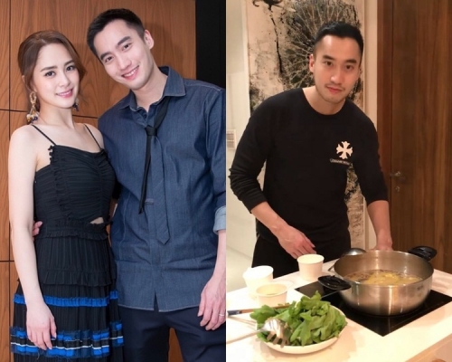 阿娇同老公婚后首个情人节，煮粥食都系咁甜蜜。