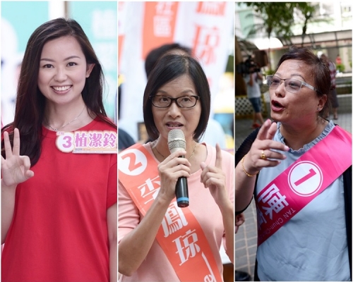 左起:植潔鈴、李鳳琼及陳真真。