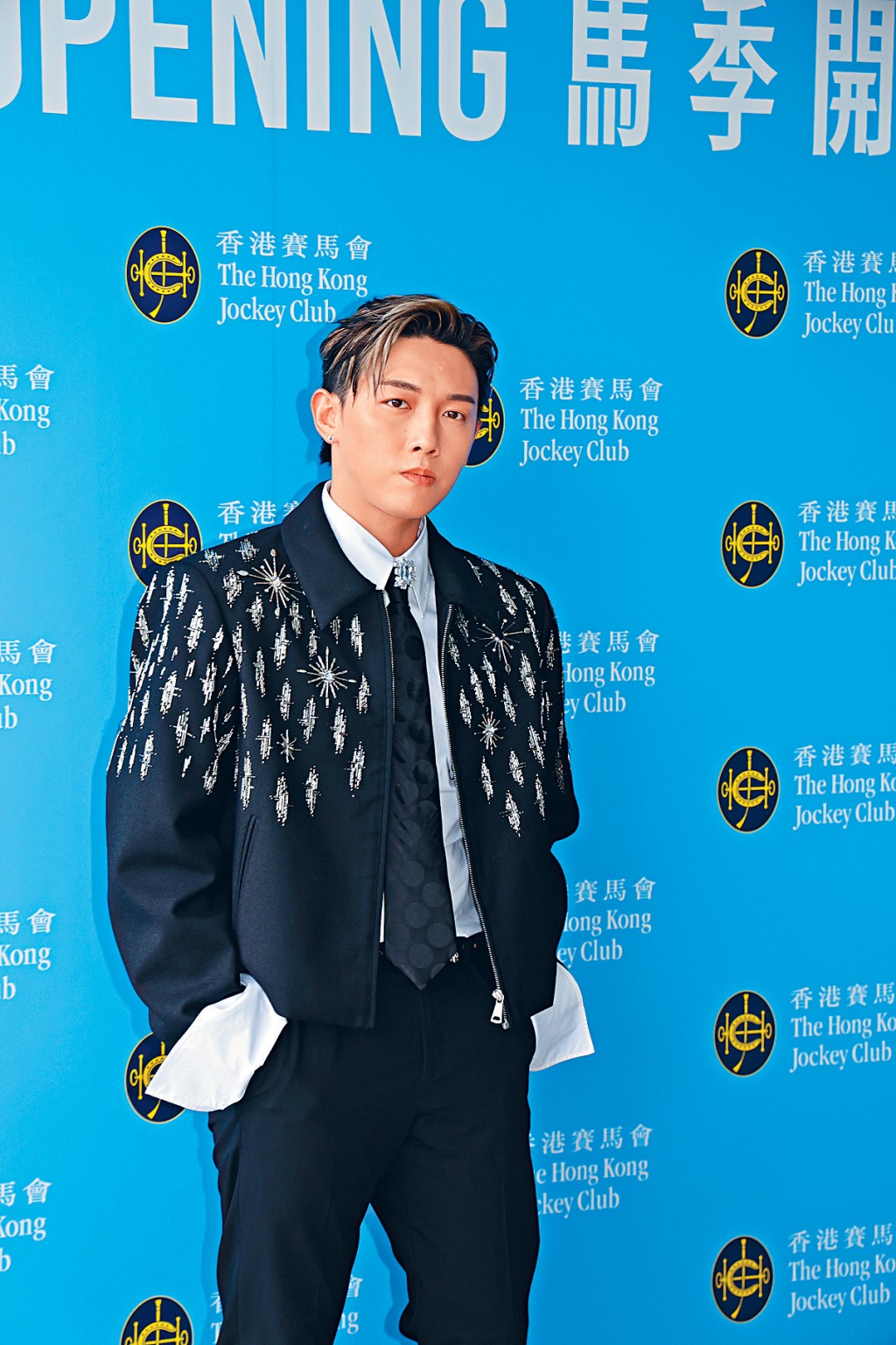 MC第二次到馬場做嘉賓，他指今次心態很放鬆。