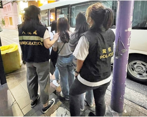 部分被捕人士。