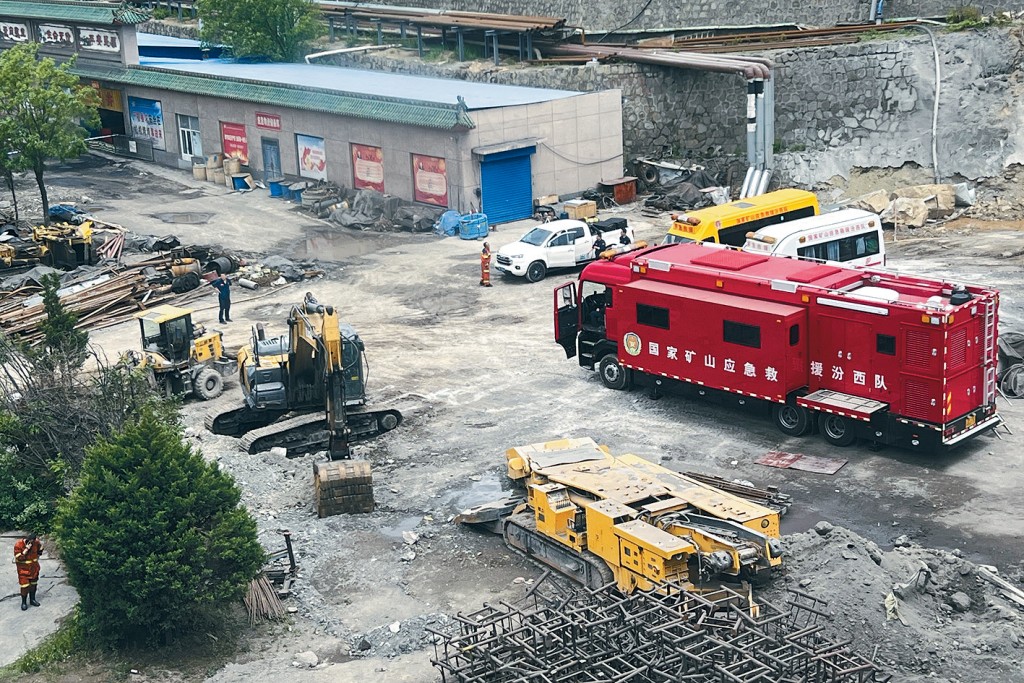 山西沁源縣通洲集團留神峪煤礦發生爆炸，救援工作緊急進行中。