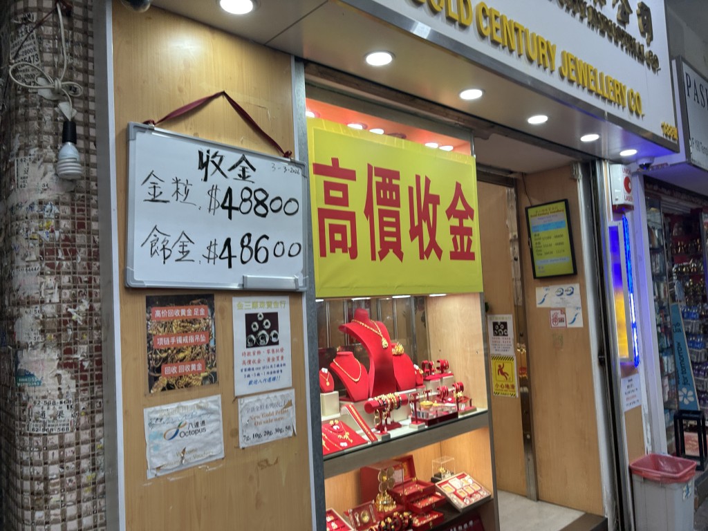 地緣政治局勢緊張，刺激金價上升。