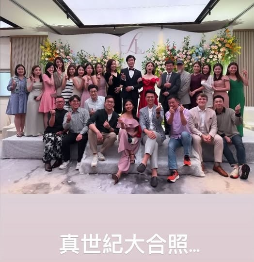 廖淑怡結婚造就TVB和有線新聞主播世紀大合照。 廖淑怡結婚造就TVB和有線新聞主播世紀大合照。