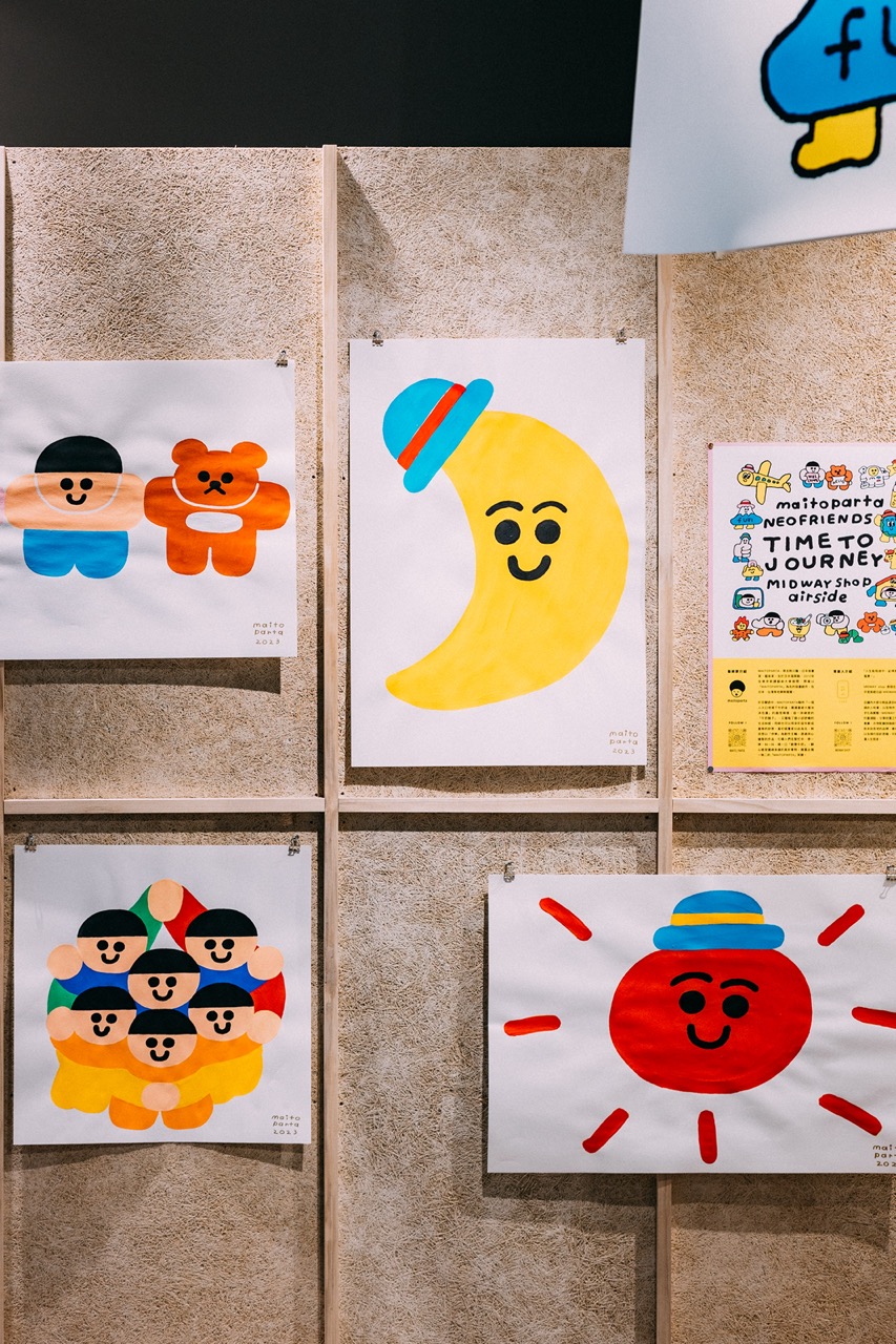 日本东京艺术家 maitoparta 与旅游生活设计品牌 MIDWAY合作策划香港个展（图片来源：Instagram@midway.shop）