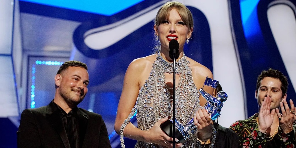 Taylor Swift获VMA最多的8项提名。