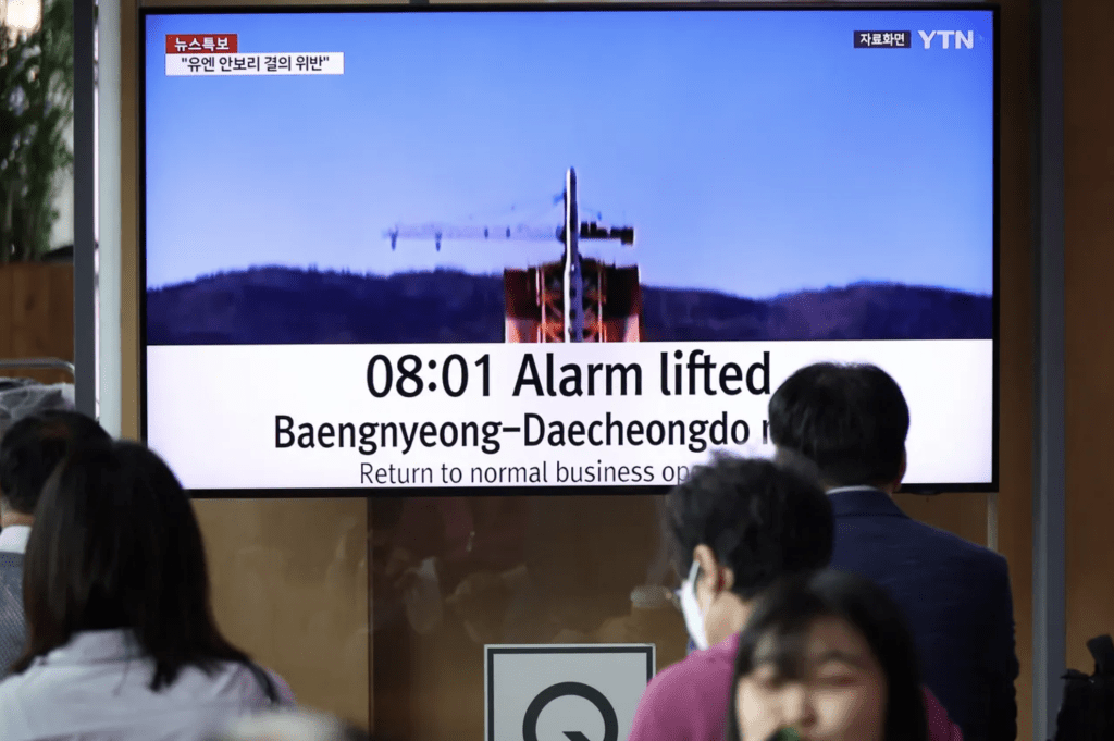 南韓當地時間早上8時01分，政府宣布取消警報。路透社