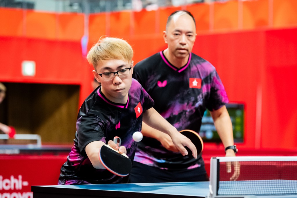 何嘉盛/王志贤夺得男子MD18级双打铜牌。照片由中国香港残疾人奥委会提供