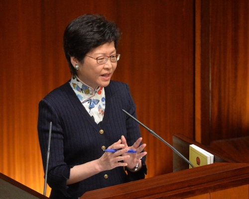林鄭月娥計劃增加答問大會次數至每月一次。資料圖片