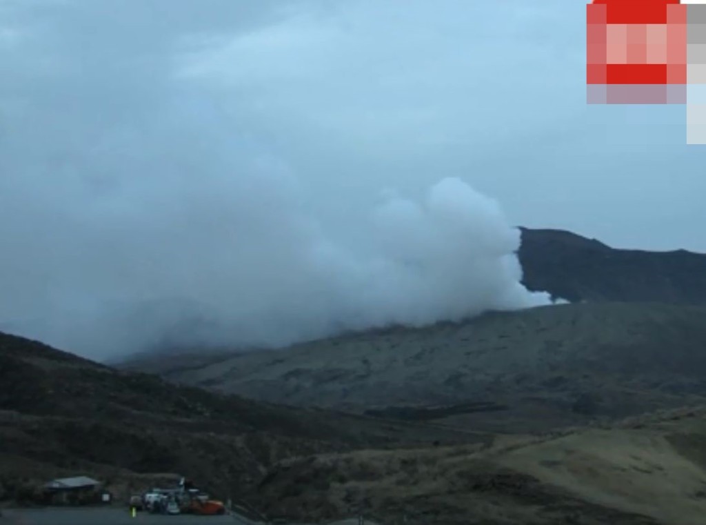 今次是阿蘇火山自2016年10月以來,再次爆發。網頁截圖