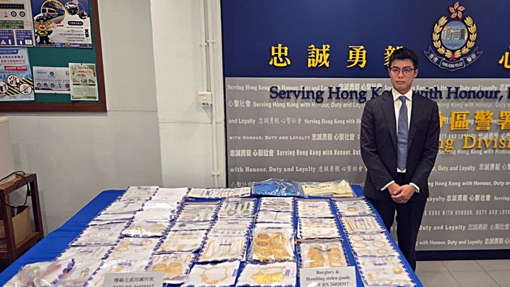 警方起回部分失物。