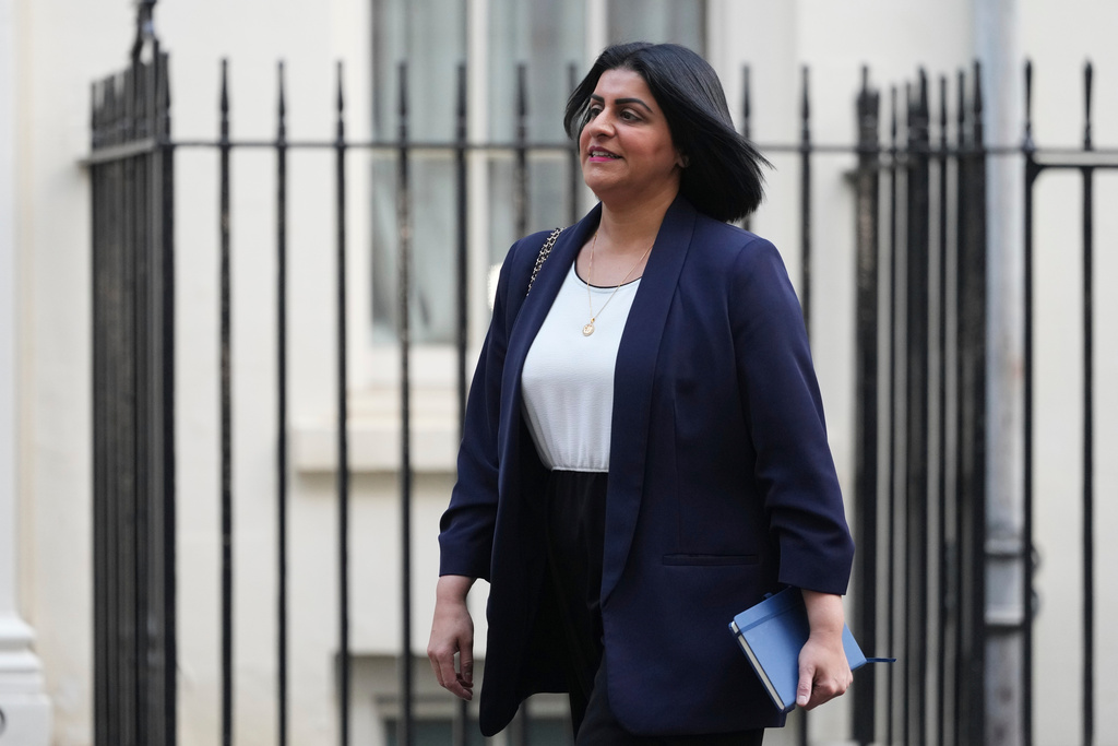 英國內政大臣馬曼婷（Shabana Mahmood）。美聯社