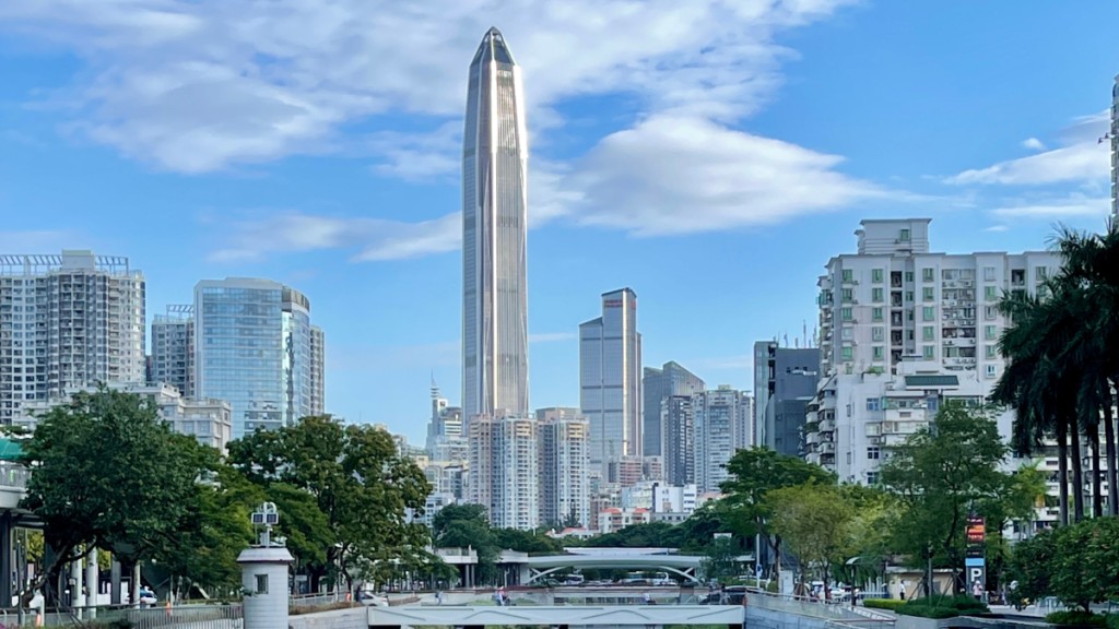 深圳城脈中心是當地的新地標。微博
