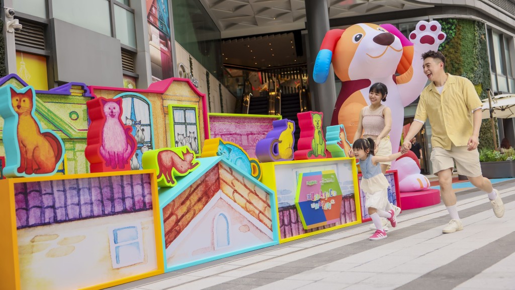 James Warhola聯同本地藝術創作達人Alex Leung， 以James世界知名繪本 《Uncle Andy's Cats》及得獎作品《Uncle Andy's》為藍本，打造繽紛場景。（圖片來源：官方圖片）