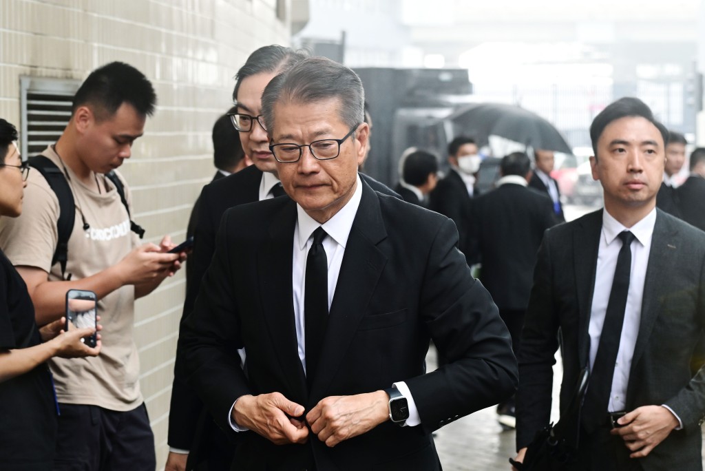 財政司司長陳茂波。劉駿軒攝 財政司司長陳茂波。劉駿軒攝