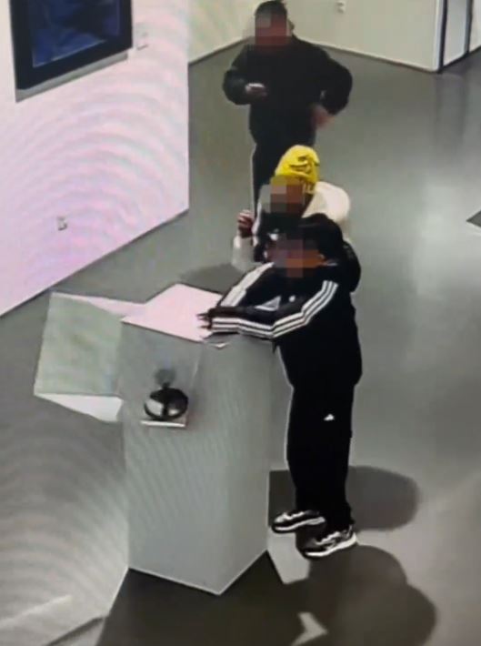 張凱毅丈夫張煜東親手鑄造的黃金鳳冠，展覽時被兒童觀眾損毀。抖音＠我是張凱毅  