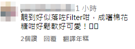 網民話可可好可愛。pandahk_official@IG截圖